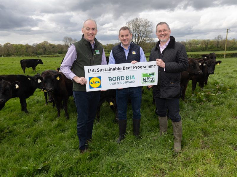 Lidl has become the first supermarket retailer in Ireland to launch an innovative new sustainability support programme for Irish beef farmers.